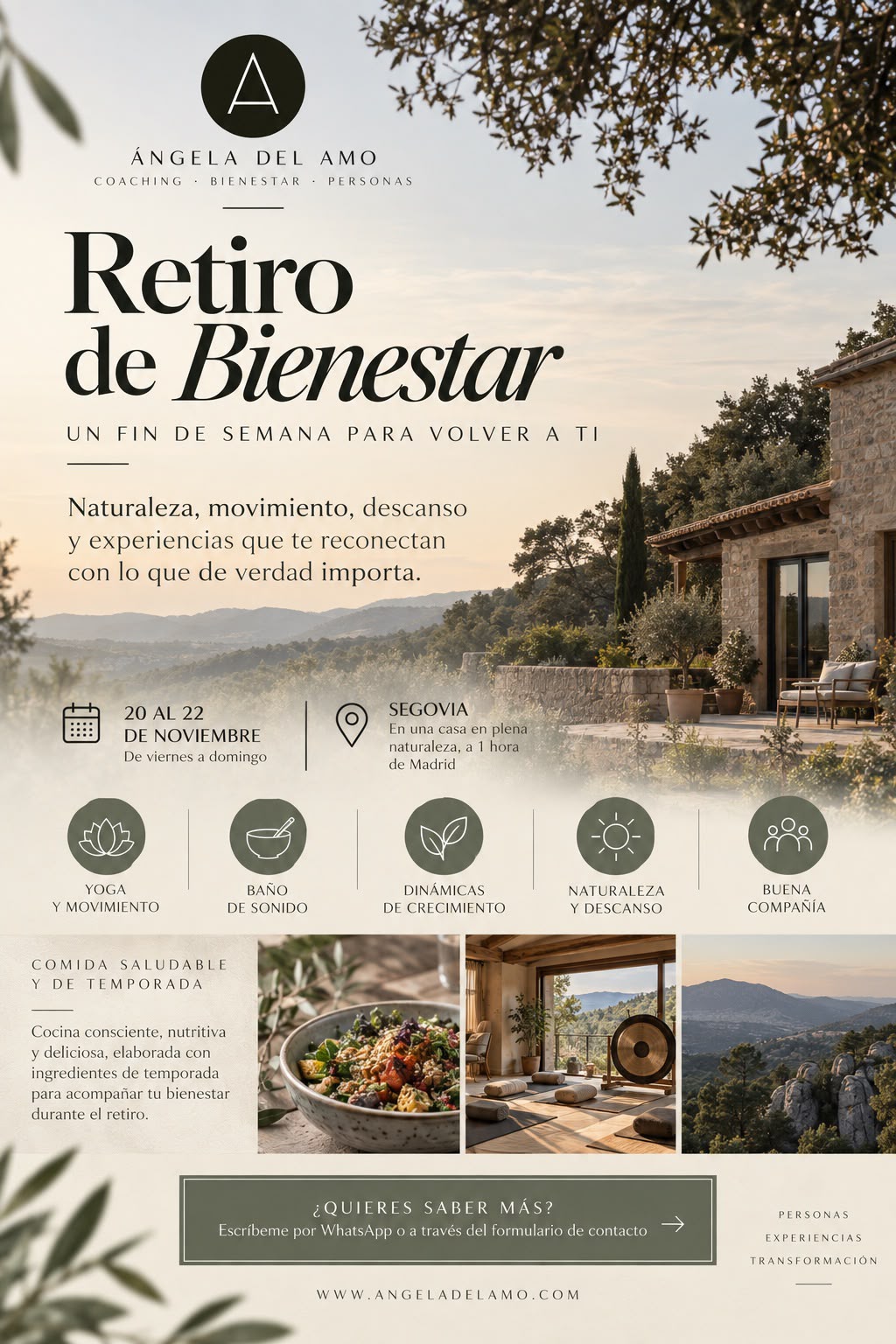 Retiro de bienestar en Segovia: un fin de semana para volver a ti